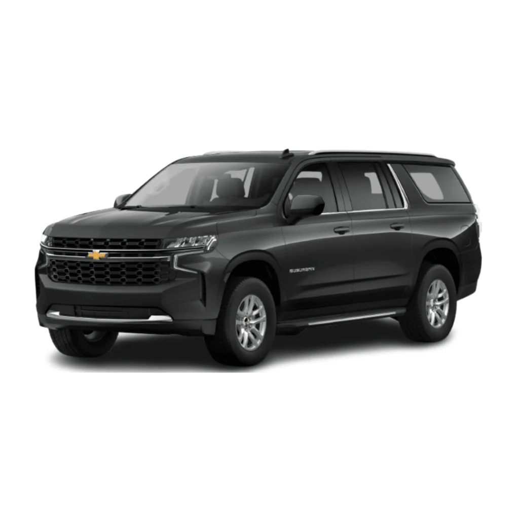 Chevrolet Suburban available with Airport Limo Service Toronto, seating 7 passengers and offering space for 6 bags, perfect for group or family transportation.